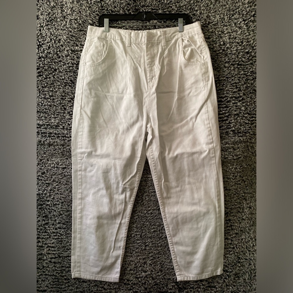 Benin Women’s Solid With jeans Pants /Capris Size 14